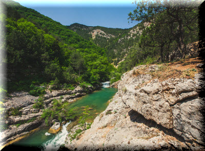 Canion Chernorechensky din Crimeea fotografie, rute, cum să obțineți, descriere