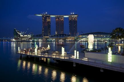 Minunea lumii - nisipul de golf al hotelului din Singapore, o revistă online pozitivă