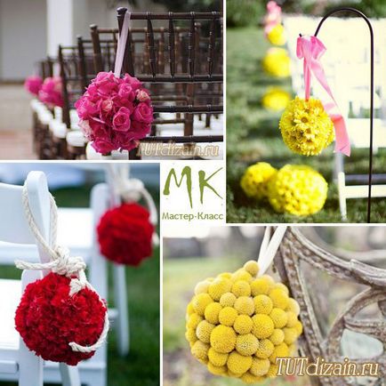 Flori de bile în decorul sărbătorilor mk - design - decor de propriile mâini