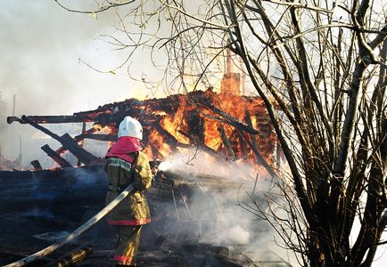 Якщо будинку сталася пожежа