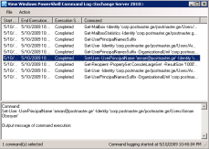 Server Exchange 2010, mai multe powerhell-uri, de ex admin