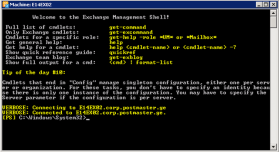 Exchange server 2010 more powershell, of a ex admin