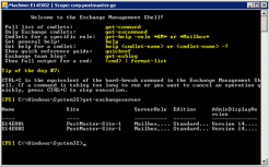 Exchange server 2010 more powershell, of a ex admin