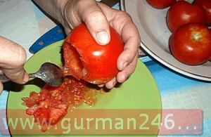 Фаршировані помідори рецепт, запечені помідори в духовці