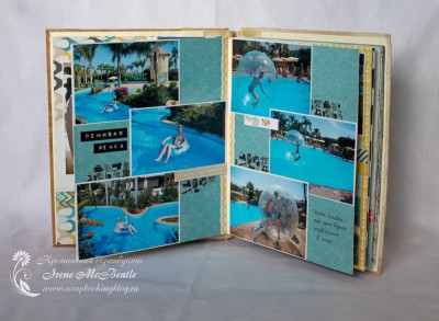 Album foto despre restul pe Cipru - scrapbooking creativ