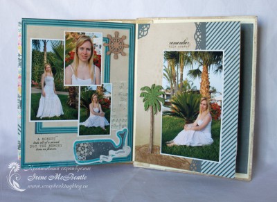 Album foto despre restul pe Cipru - scrapbooking creativ