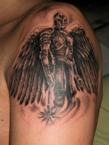 Képek és jelentőségét az angyal tetoválás