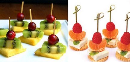 Fructe canapé