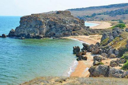 Általános strandjai (Krím), ahol a leírás, utazók véleménye