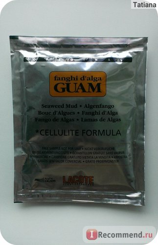 Guam маска антицелюлітна fanghi d'alga - «гаряче обгортання в домашніх умовах дуже просто