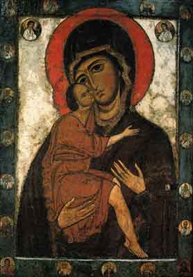 Az ikonográfia a Boldogságos Szűz Mária