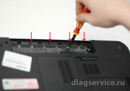 Instrucțiuni pentru demontarea laptopului hp pavilion dv6