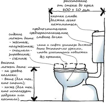 Ce ar trebui să fie o baie și o toaletă pentru o persoană cu dizabilități, un grup de odă - un magazin de bunuri pentru frumusețe și sănătate