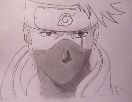 Hogyan kell felhívni Kakashi szakaszok - hogyan kell felhívni Hatake Kakashi a Naruto lépésről lépésre ceruzával