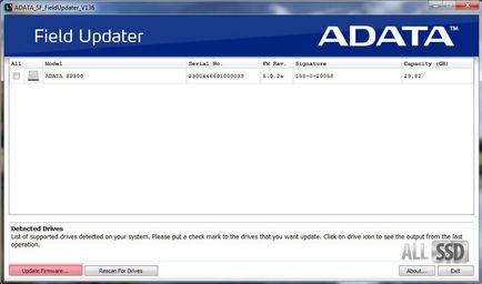 Hogyan lehet frissíteni a firmware ssd adata