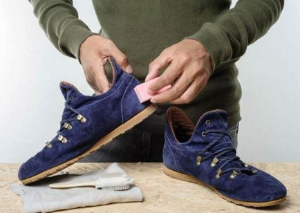 Як почистити замшеві кросівки в домашніх умовах як доглядати, опис, відео