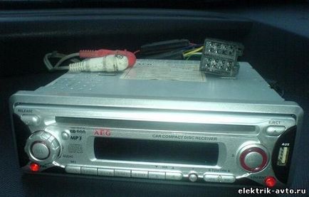 Cum să conectați corect radio-ul auto, un electrician