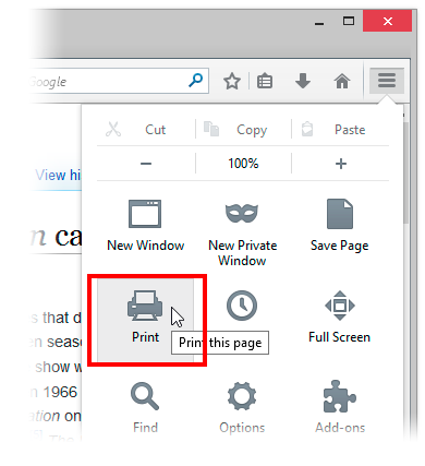 Як роздруковувати веб-сайти, how to, підтримка mozilla