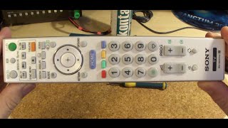 Cum să dezasamblați și să reparați telecomanda sony rm-ed - video hosting blutube