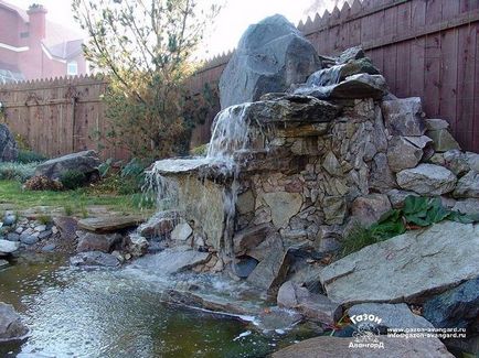Как да направите своя собствена изкуствен водопад в градината