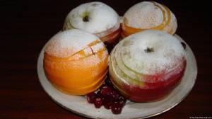 Як зробити фрукти в інеї для прикраси новорічного столу або десерту