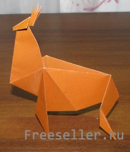 Hogyan készítsünk origami rénszarvas