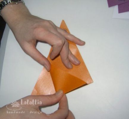 Hogyan készítsünk origami tulipán diagram papír