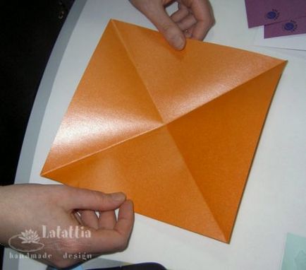 Hogyan készítsünk origami tulipán diagram papír