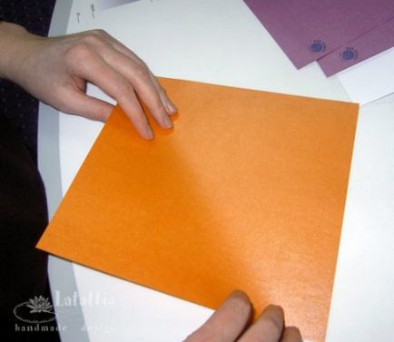 Hogyan készítsünk origami tulipán diagram papír