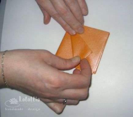 Як зробити орігамі тюльпан з паперу схема