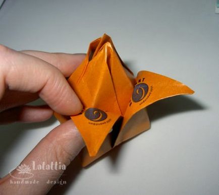 Hogyan készítsünk origami tulipán diagram papír