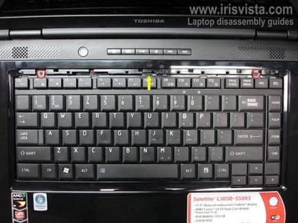 Hogyan készítsünk egy screenshot a képernyő a Toshiba laptop