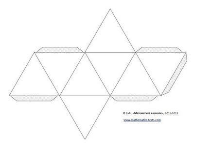 Cum se face un tetraedru dintr-un circuit de carton cum se face din hârtie icosahedron, două portocale
