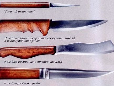 Hogyan készítsünk egy mintát a kés