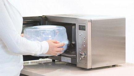 Cum se sterilizează sticlele pentru bebeluși într-un cuptor cu microunde (în TF fără un sterilizator) și dacă se poate face
