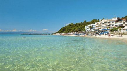 Kallithea (Chalkidiki) atracții și plaje ale stațiunii grecești