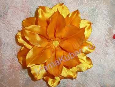 Kanzashi floare de masterat - Lotus hawaian
