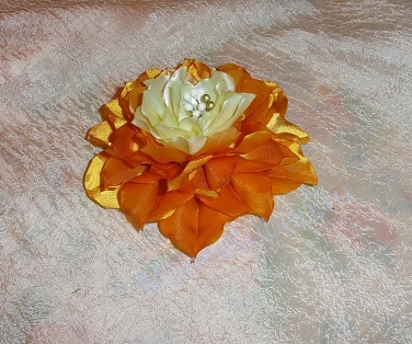 Kanzashi floare de masterat - Lotus hawaian