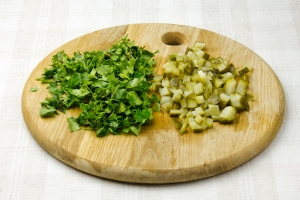 Salata de cartofi cu slănină - rețete simple