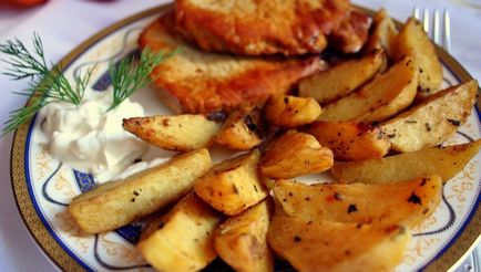 Cartofii sunt rustici în cuptor - rețeta este simplă și gustoasă