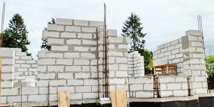 Zidărie de zidărie din beton, secretul construirii unei case din beton gazos