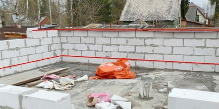 Zidărie de zidărie din beton, secretul construirii unei case din beton gazos