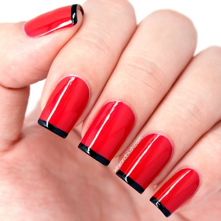 Червоні нігті гель-лаком ідеї самих трендових дизайнів