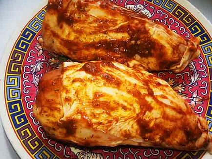 Csirkemell fóliába a kemencében, lépésről lépésre recept egy szaftos csirkemell