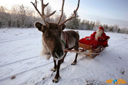 Laponia este un oaspete al lui Moș Crăciun, un cerc