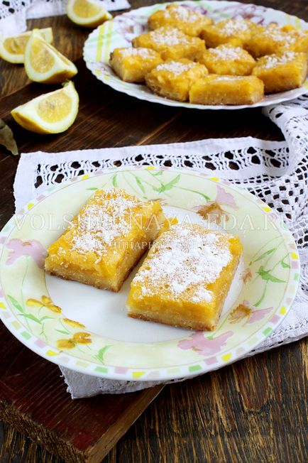 Лимонні тістечка рецепт з фото, чарівна