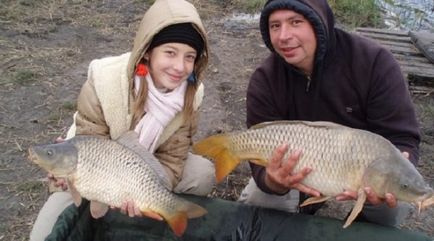 Ловля коропа восени у вересні, жовтні і до першого льоду