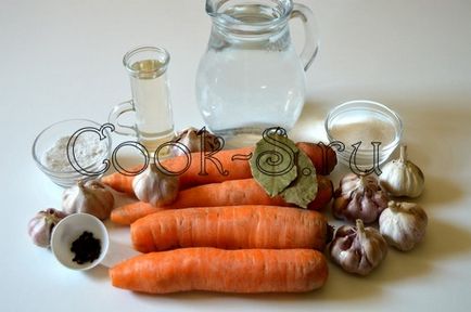 Маринована морква з часником - покроковий рецепт з фото, закуски