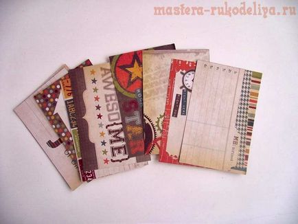 Mester osztályban scrapbooking csekkfüzet vágyak