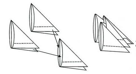 Модульне орігамі для початківців ваза і лебідь по відео-уроків